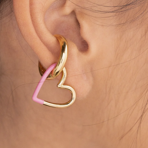 Earcuff Dije Corazón 7278 7277